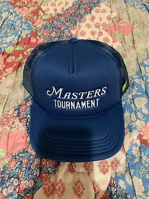 2024 Masters Golf Navy Blue Trucker Hat W/mesh Back *snapback* *new W/tag* • $59.99