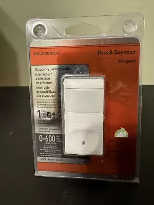 WHITE Occupancy Sensing Switch Auto On/Off RWU600UWCCV4 • $10.99