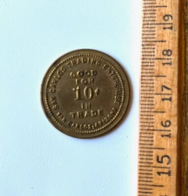 $5.99 • Buy San Carlos Arizona - Trading Enterprises- Apache Indian Trader - 10c Trade Token