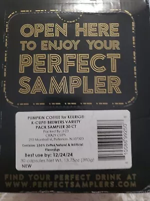 Perfect Sampler Pumpkin  Coffee Pods Variety Pack For Keurig K-Cup 30 Ct • $9