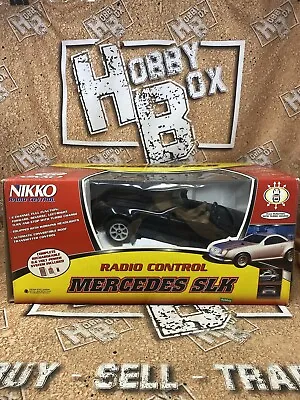 NIKKO Mercedes SLK Convertible VINTAGE RC Car 1:14 Scale W/ Box & Controller • $49.99