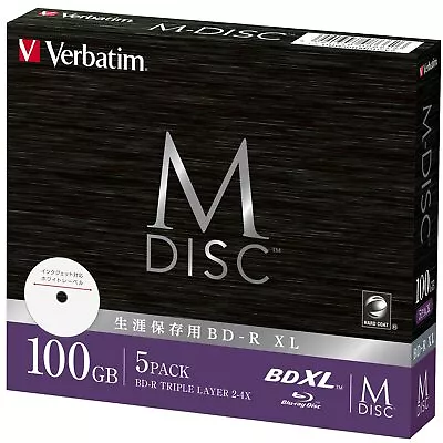 ‎Verbatim Verbatim Long-term Storage M-DISC BD-R XL For One-time Recording 2-4x • $71.38