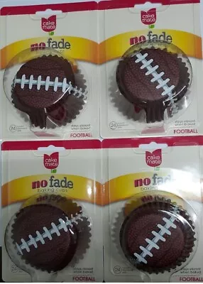 $9.99 • Buy 96 Count Football Cupcake Liners Football Party Supplies