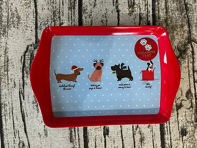 Sausage Dog Dachshund Mixed. Dog Tray New Gift  Christmas Themed Pug Collie • £6.50