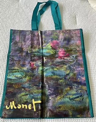 Claude Monet Water Lilies Reusable Tote Shopping Bag - Nat'l Federation Blind • $7