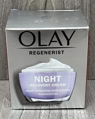 OLAY Regenerist NIGHT Recovery Cream Hydrating Moisturizer Fragrance-Free 1.7oz • $32.19