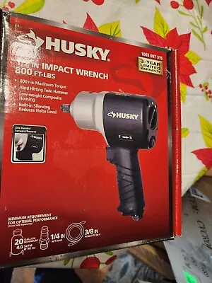Husky High-Low Torque 1/2  Impact Wrench 800FT-LBS 1003 097 313 • $74