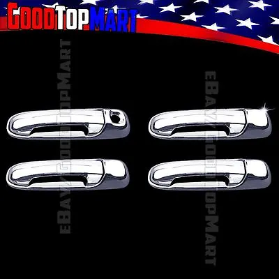 $35.73 • Buy For Dodge DURANGO 2004-05 06 07 08 2009 Chrome 4 Door Handle Covers W/OUT P Key