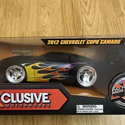 NEW!! Xclusive Motorworks 1:24 Hotrod Black Chevrolet Copo Camaro RC Car $24 • $24