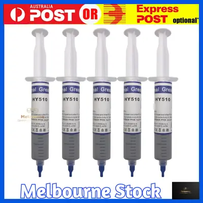 Thermal Paste Large Syringe Thermal Grease Cool Compound Heatsink 30g HY510 • $6.99