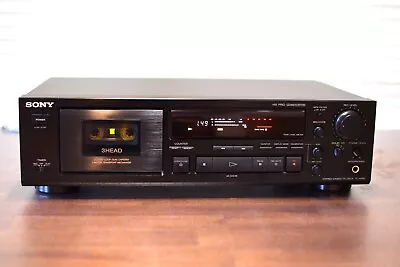 Sony TC-K690 3-Head Dual Capstan Cassette Deck New Belts Original Box • $369