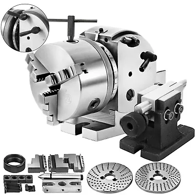 BS-0 Semi 5  Indexing Spiral Dividing Head 3-Jaw Chuck Tailstock For CNC Milling • $213.99