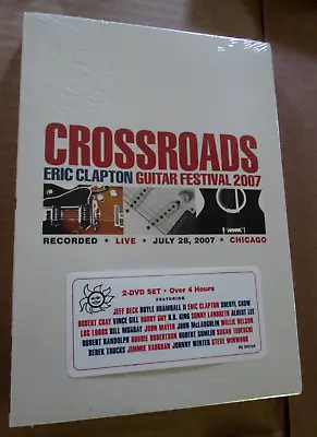 $24.95 • Buy ERIC CLAPTON Crossroads Guitar Festival 2007 SEALED 2-DVD LIVE SET W/ JEFF BECK!