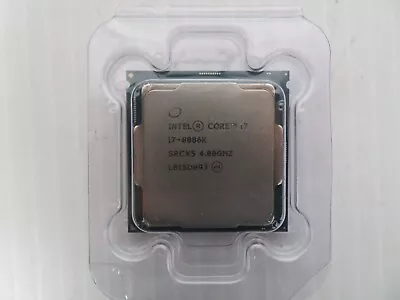 Intel Core I7-8086K Coffee Lake 6-Core 4.0 GHz LGA 1151 300 Series 95W Processor • $189.99