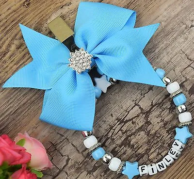 Personalised Stunning Pram Charm In Bay Blue For Baby Boys  • £7.99