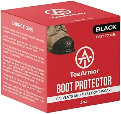 $13.95 • Buy Toe Armor Boot Guard Brush On Work Boot Protector Hole Patch Steel Toe Boots 3oz