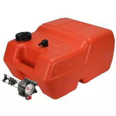 Boat Outboard Fuel Tank Portable Petrol Tank 24 Lt Polyethylene With Gauge & Cap • $102.78