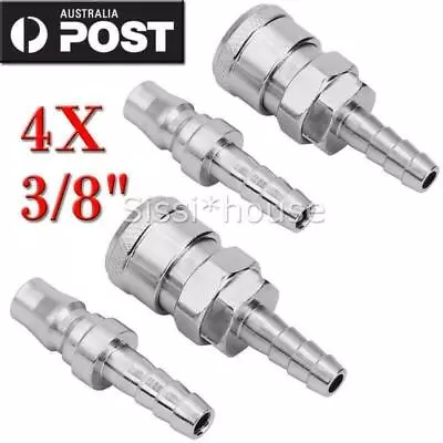 4x Air Hose Fittings Nitto Type Male Female Barb Coupler Compressor Kit Tools AU • $15.74