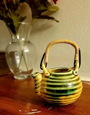 Vintage Pottery Toothpick Holder (Teapot) • $8