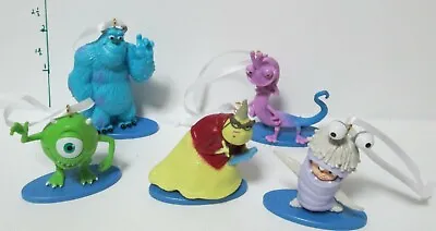 Disney Monsters Inc. Boo Mike Sully Roz Randall 5 Pc. Artesian Ornament Set • $24.95
