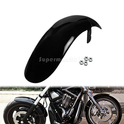 $119.99 • Buy Motorcycle Gloss Black Front Fender Mudguard Fit For Harley V Rod Night Rod
