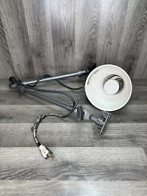 Vintage Fostoria LOCALITE Industrial Shop Light Adjustable Swing Arm Work Lamp • $69.98