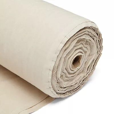 100% Natural Cotton Calico Fabric Medium Weight 145gsm 60  Handcraft Per 1m • £4.29