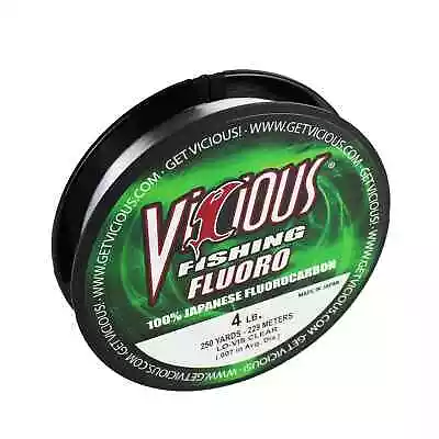 Vicious Fishing Fluorocarbon Fishing Line – 250yds Clear • $14.13