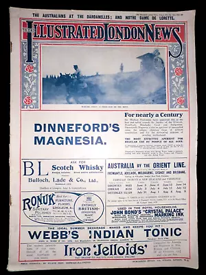 The Illustrated London News (June 5th 1915) Vintage WWI Great War Magazine • £14.99