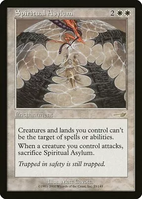 Spiritual Asylum Nemesis NM White Rare MAGIC THE GATHERING MTG CARD ABUGames • $1.85