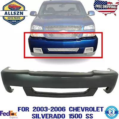 Front Bumper Cover Primed For 2003 2003 2004 2005 06 Chevrolet Silverado 1500 SS • $152.49