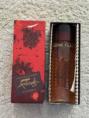 Faberge Flambeau Cologne Splash 5 FL. OZ. New In Box Vintage • $135