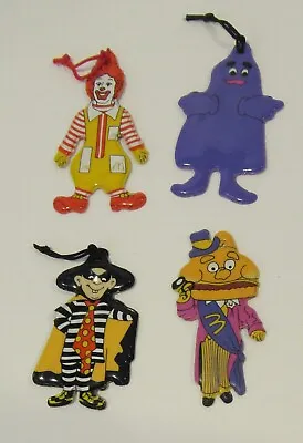 1984 McDonald's Lot 4 McDonaldland Vinyl Ornaments 3.25  Mayor McCheese • $14.99