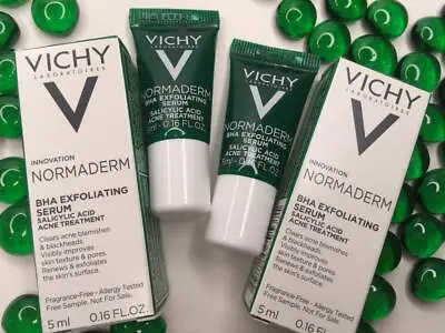 2x VICHY Normaderm BHA Exfoliating Serum Salicylic Acid Acne .16oz Each NEW+Box! • $8.11