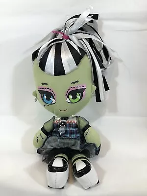 Monster High Plush Doll Frankie Stein Doll Ribbon Hair 11  Tall • $9.97