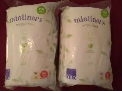 £18 • Buy 500 Mioliners Bambino Mio Nappy Liners Natural 100% Biodegradable-2 X 250 Packs