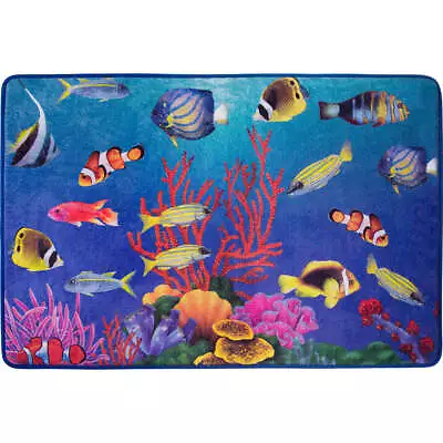 Under The Sea Fish Memory Foam Bath Mat 20 X30  • $29.99