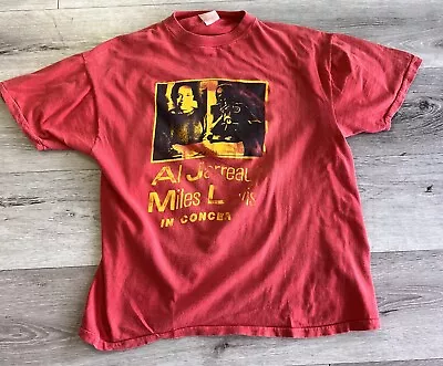 RARE Vintage Al Jarreau Miles Davis In Concert Shirt Size Large ? 80s Jazz Tour • $1000