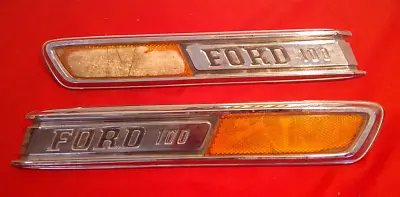 1968-1972 Ford Truck F100 Hood Emblems 68-72 F-100 69 70 71 1969 1970 1971 (2152 • $39.99