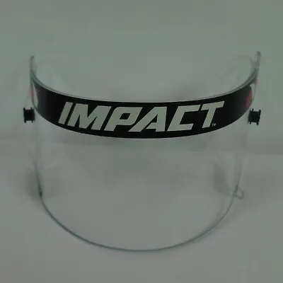 Impact Racing Helmet Clear Tent Visor Shield Great For Autograph Scratch Novelty • $29.99