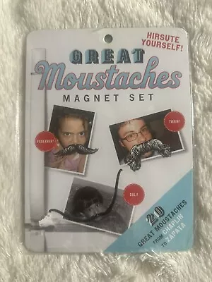 Great Mustaches Magnet Set Toy Unemployed Philosophers Guild Chaplin Zapata • $11