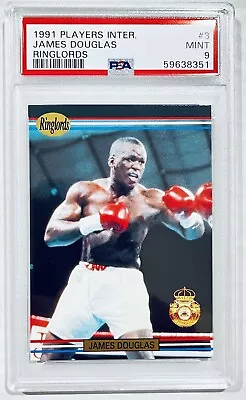 1991 Ringlords Boxing JAMES  BUSTER  DOUGLAS #3 PSA 9 MINT Hall Of Fame! QTY • $15