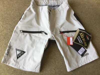 £160 • Buy Musto MPX GTX Race Lite Sailing Shorts,Small EU48 US38, Platinum, BNWT, RRP £215