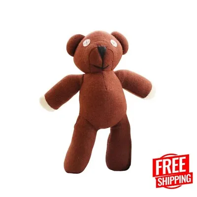 1PC 23cm Official Mr Bean Teddy Bear Animal Stuffed Plush Toy Soft Cartoon Brown • $19.99