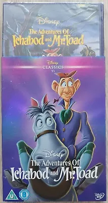 Disney The Adventures Of Ichabod And Mr Toad DVD & O-Ring Slipcase Sleeve Sealed • £7.50