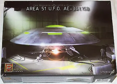 Area 51 U.F.O. AE-341.15B 1:72 Plastic Model Kit Pegasus Hobbies NEW SEALED • £19.29