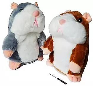 2 Pack Talking Hamster Toy Animal Talking Toys Repeats What You Say Mimicry  • $26.92