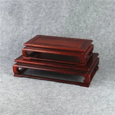 Old Chinese Sandalwood Handmade Rectangular Ming Style Tea Table Base Statue 904 • $299