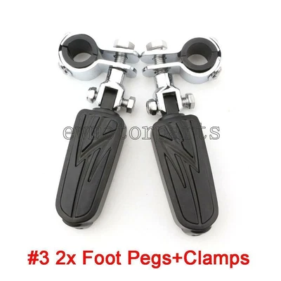$35.50 • Buy Highway Crash Bar Foot Pegs Mount For Yamaha V-Star 650 950 1100 1300 Classic