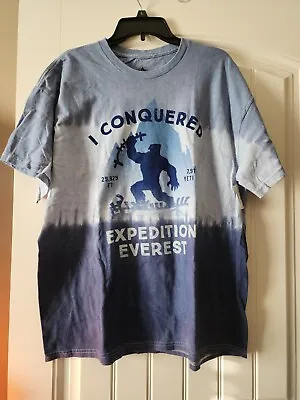 Disney Parks Animal Kingdom I Conquered Expedition Everest Shirt - XL • $52.99